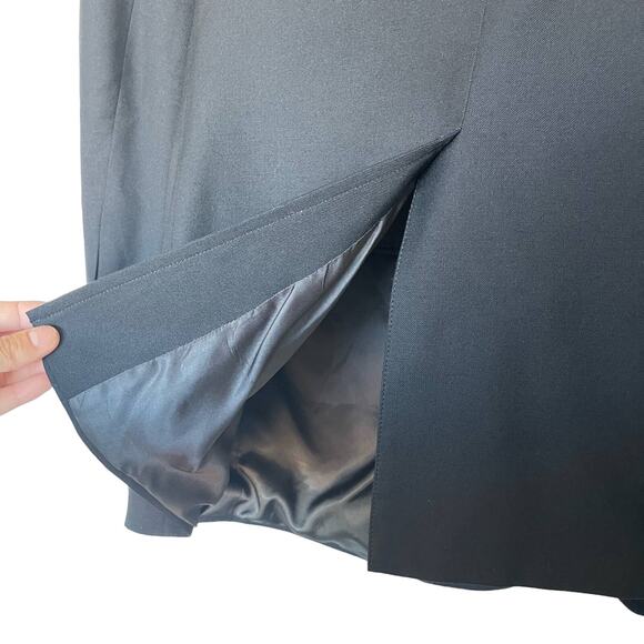 Brooks Brothers Men’s Brooksease Black Wool Blazer Gold Buttons Size 45R - Picture 8 of 16